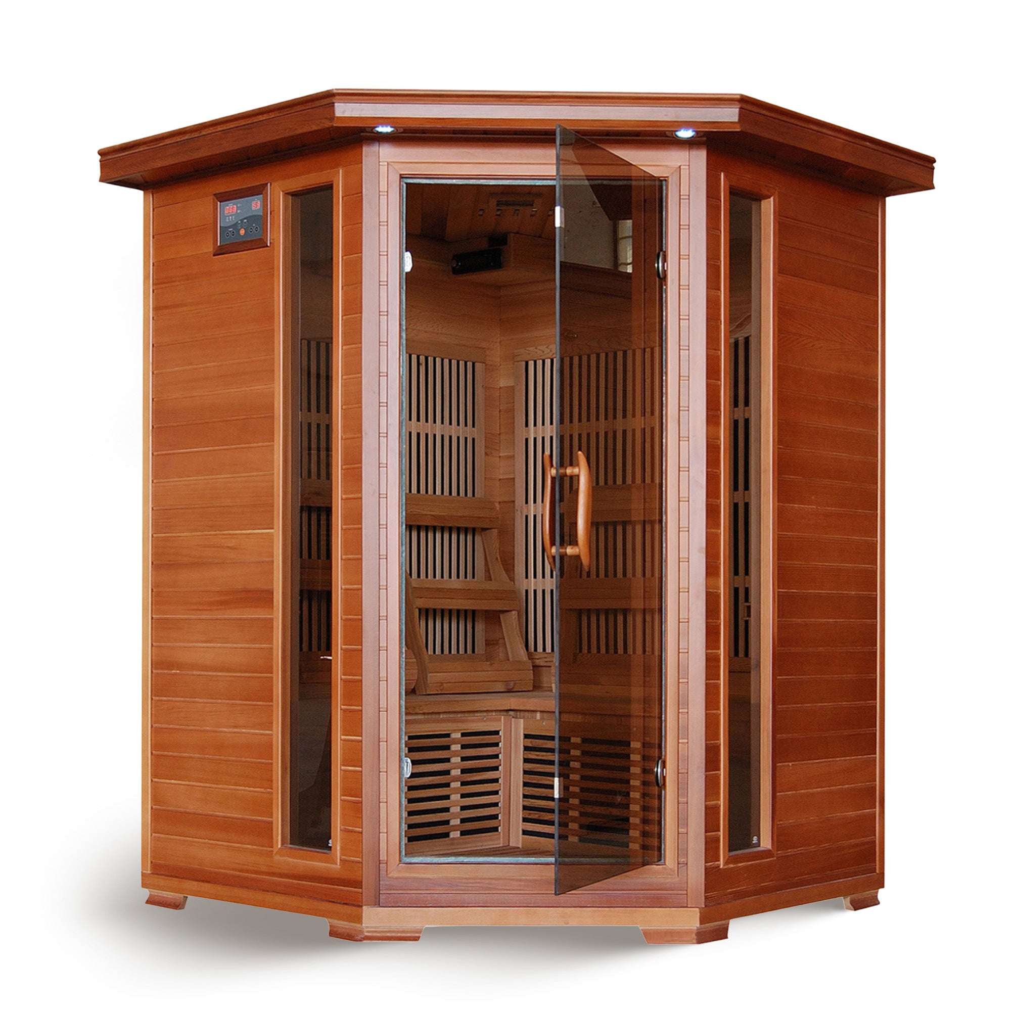 Hudson Bay 3-Person Cedar Corner Sauna