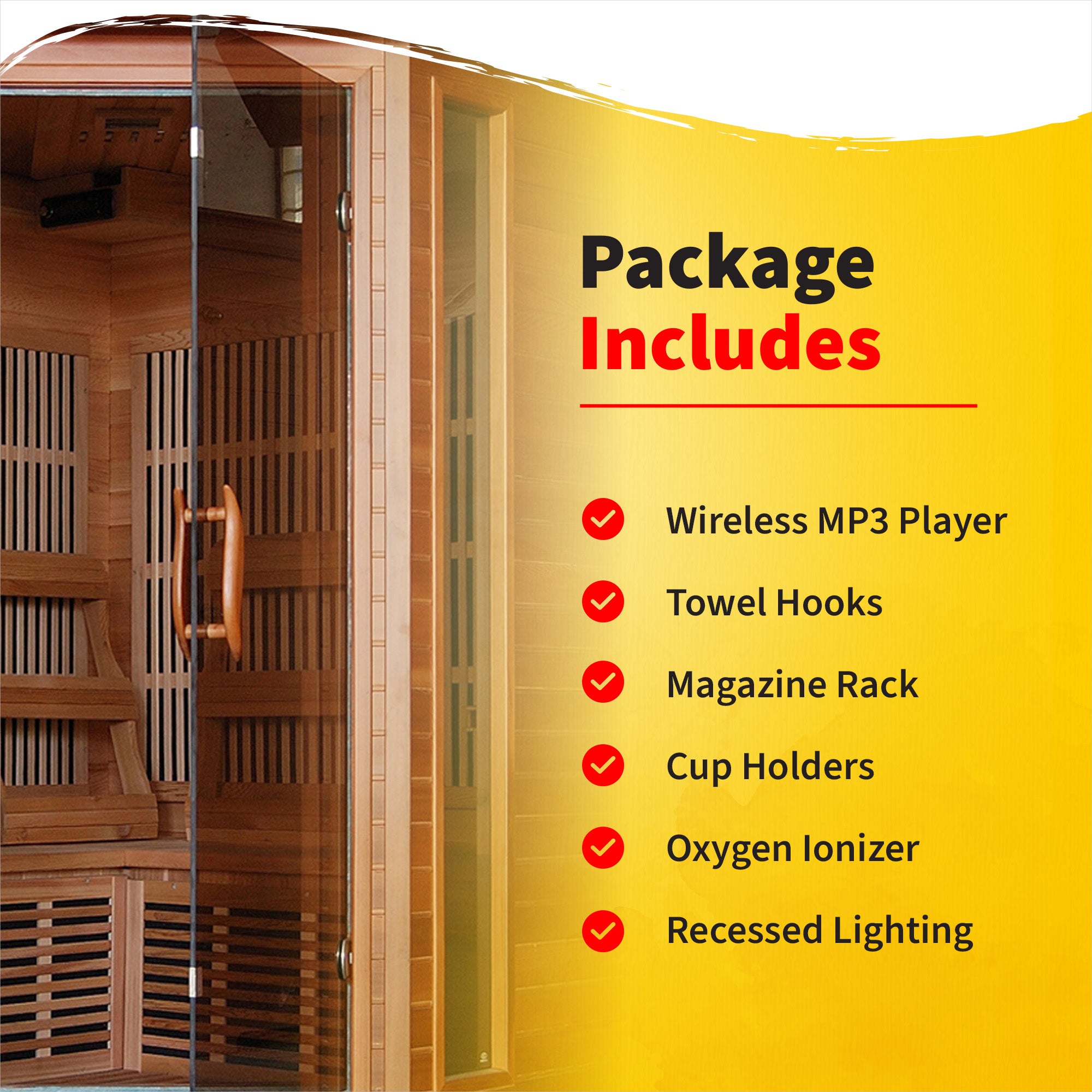 Hudson Bay 3-Person Cedar Corner Sauna