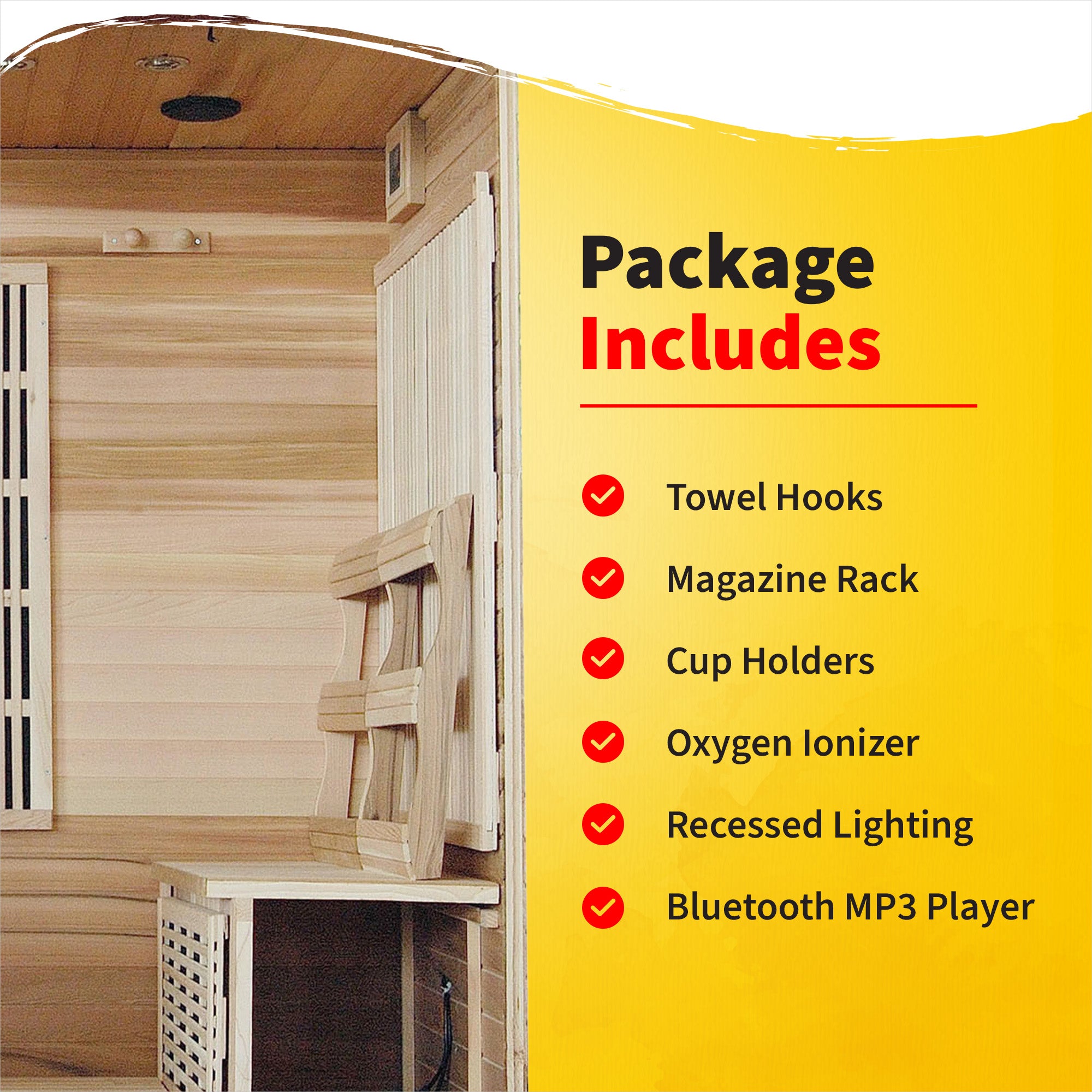 4 Person Cedar Carbon Sauna