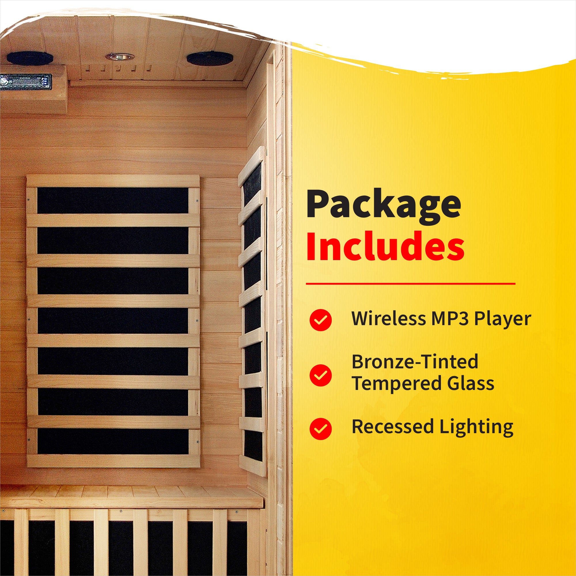 Buena Vista 1-2 Person Hemlock Carbon Sauna