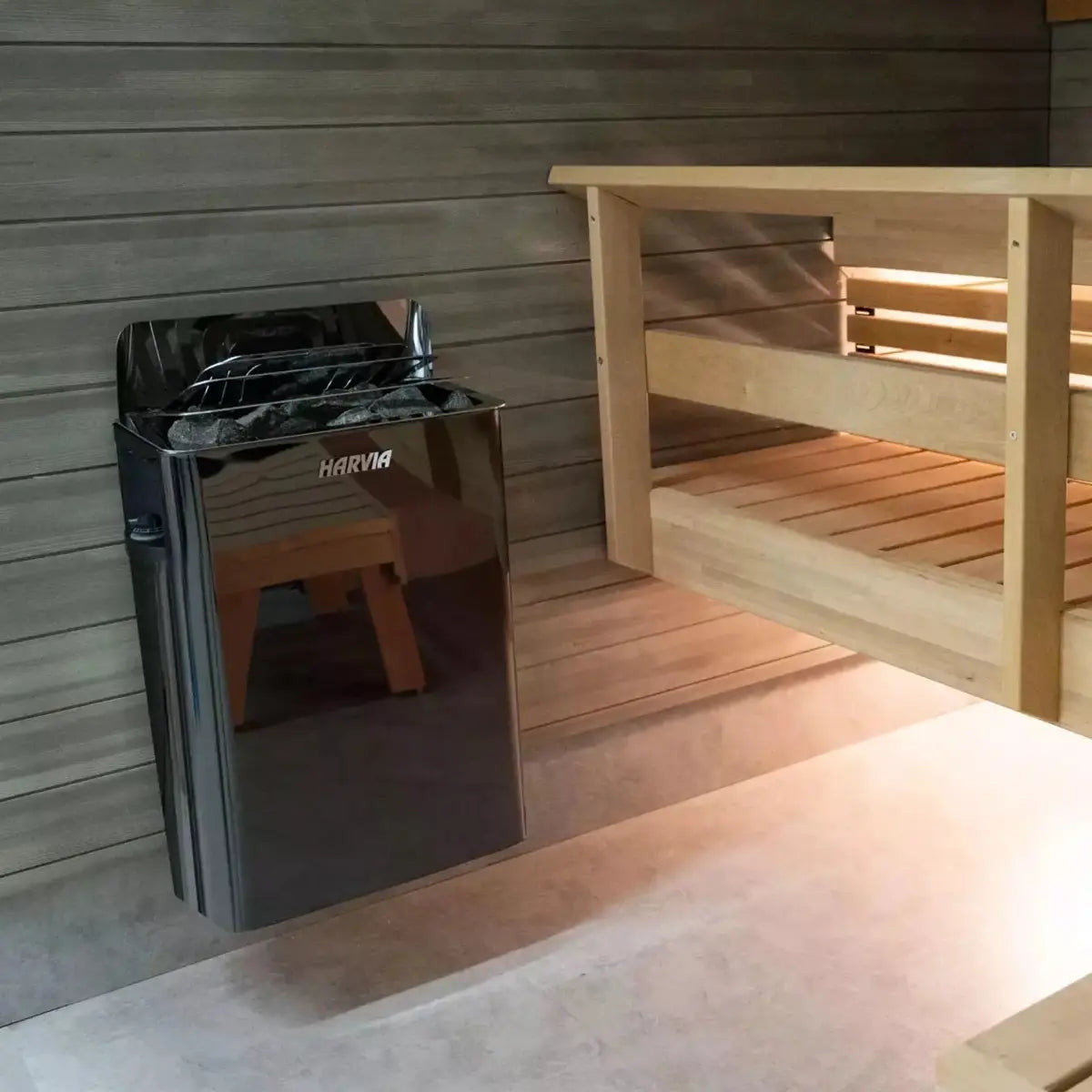 Harvia Wall Sauna Heater 6KW with Built-In Controls