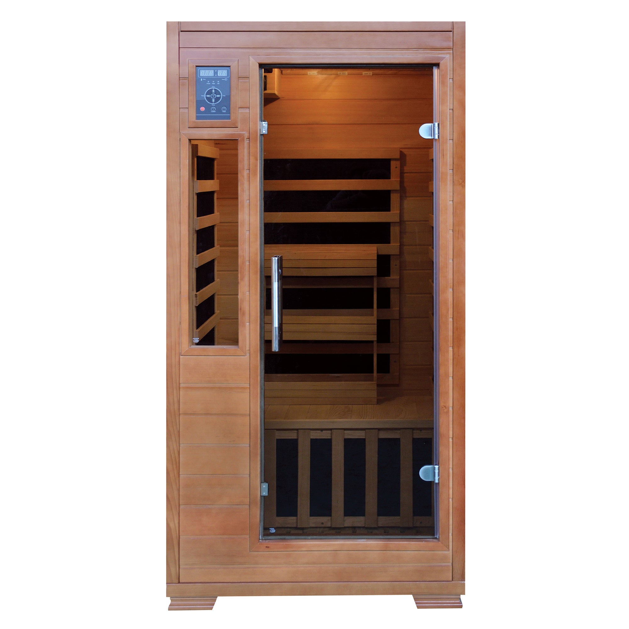 1-2 Person Hemlock Sauna with 5 Carbon Heaters Majestic
