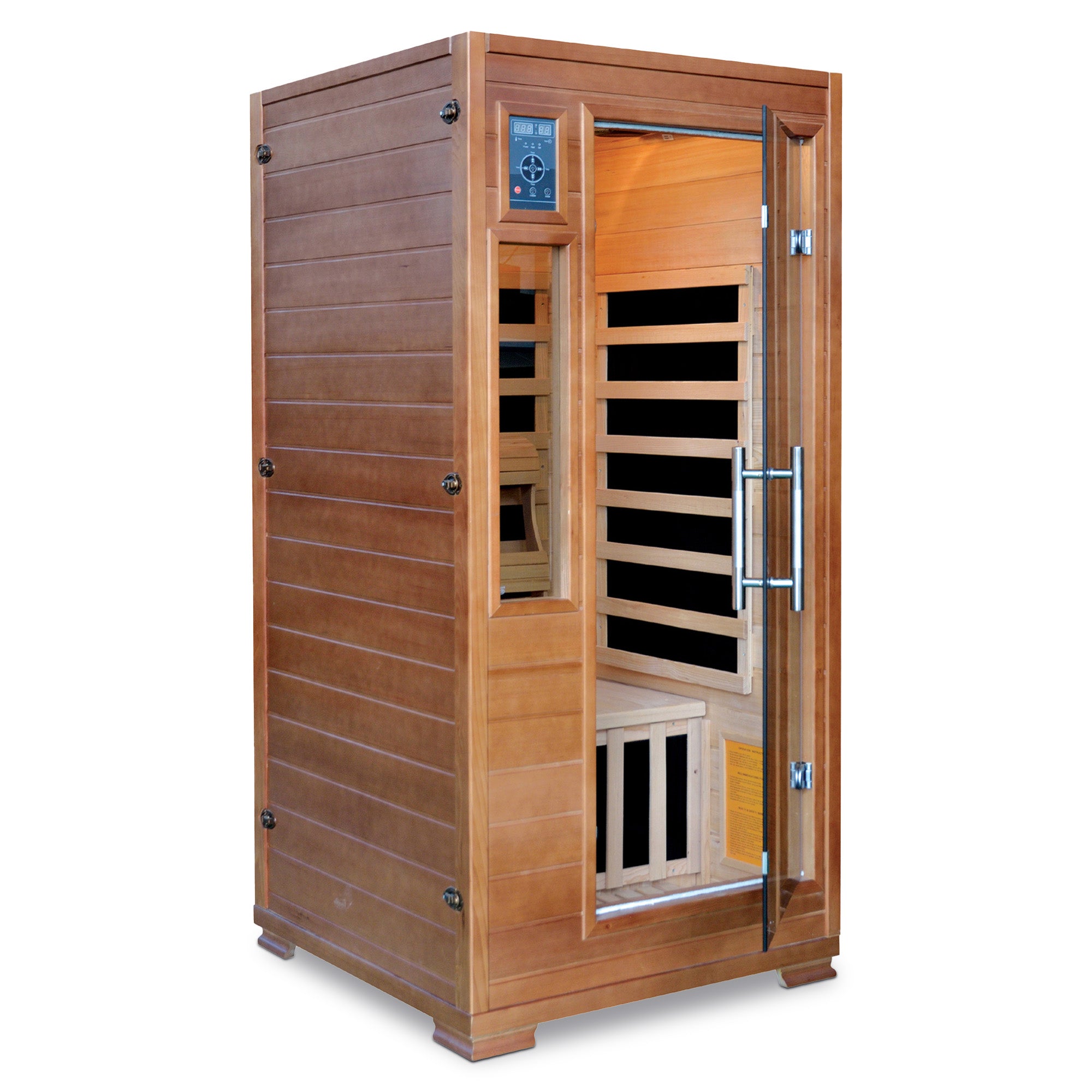 1-2 Person Hemlock Sauna with 5 Carbon Heaters Majestic