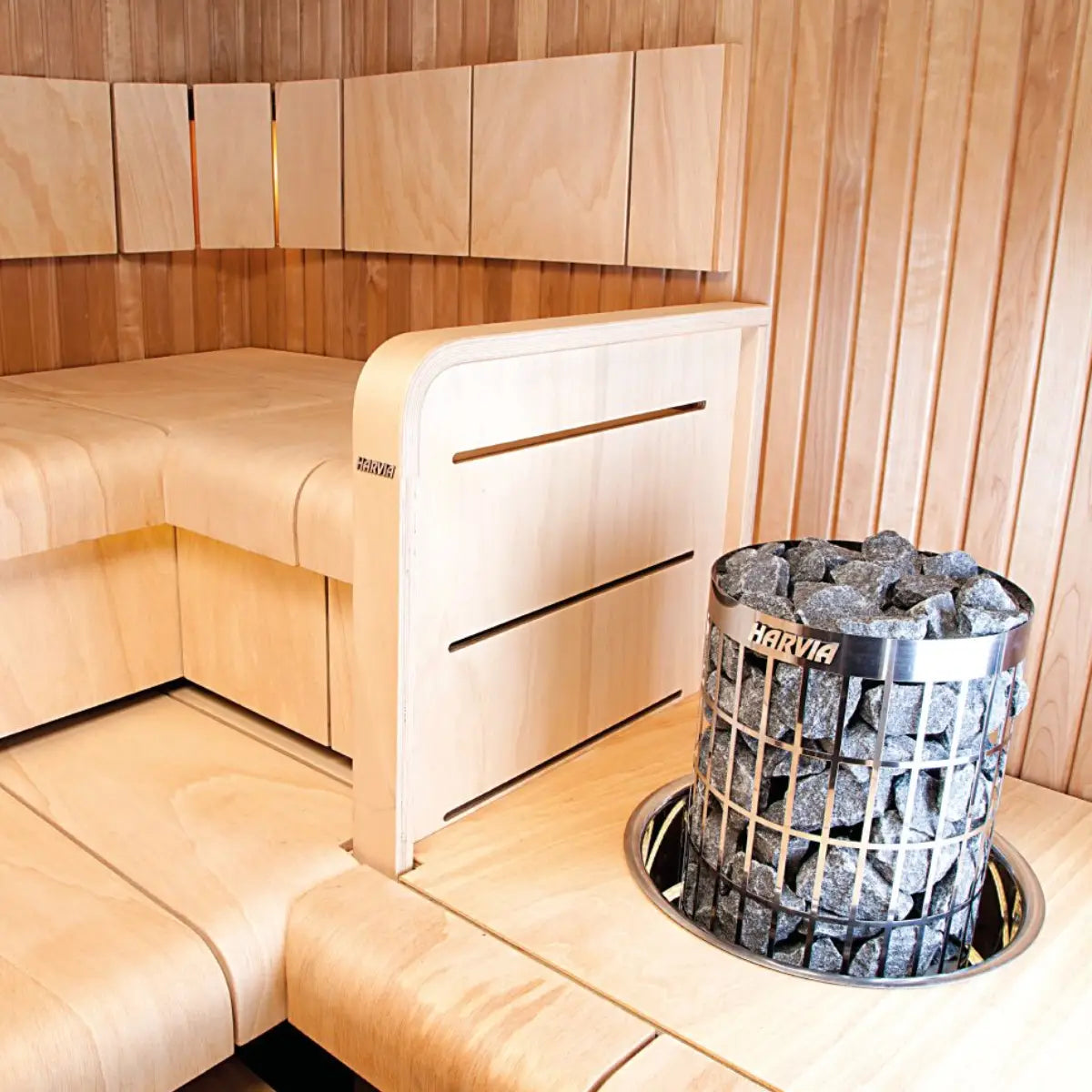 Harvia Cilindro PC90 9KW Sauna Heater with built in controls