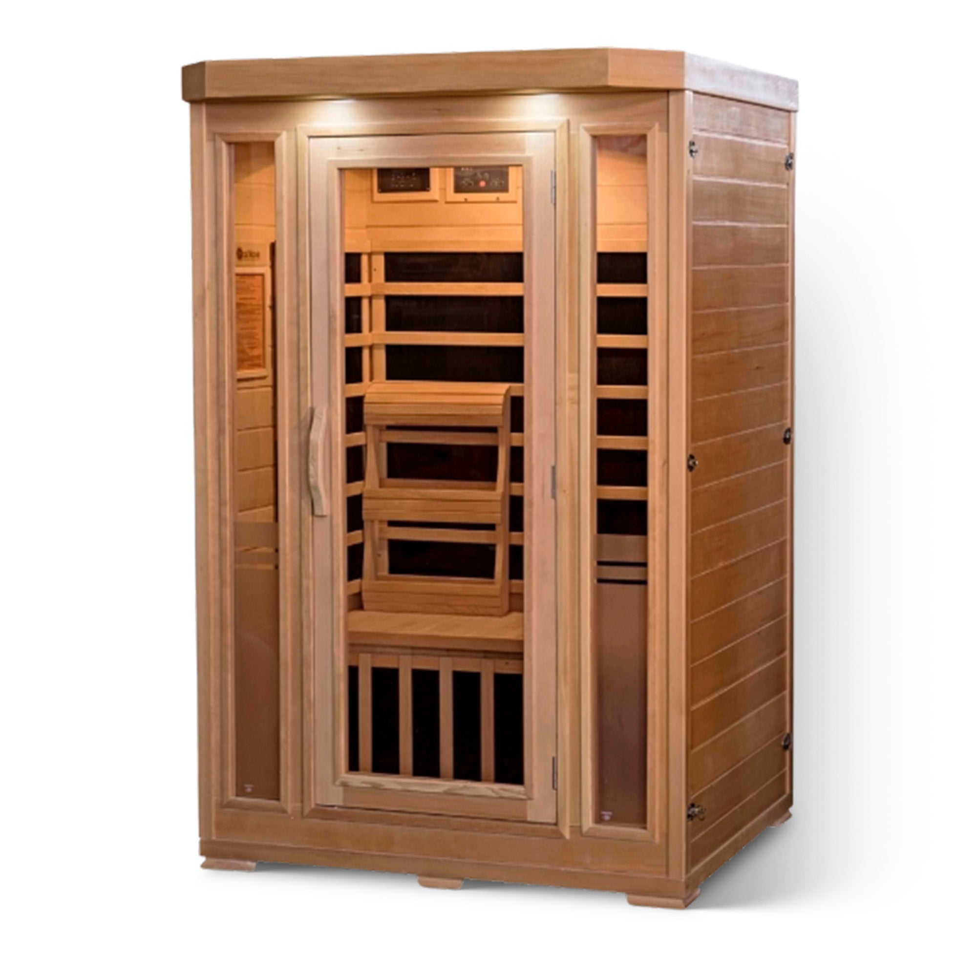 Sonoma 2-Person Hemlock Sauna With 6 Carbon Heaters
