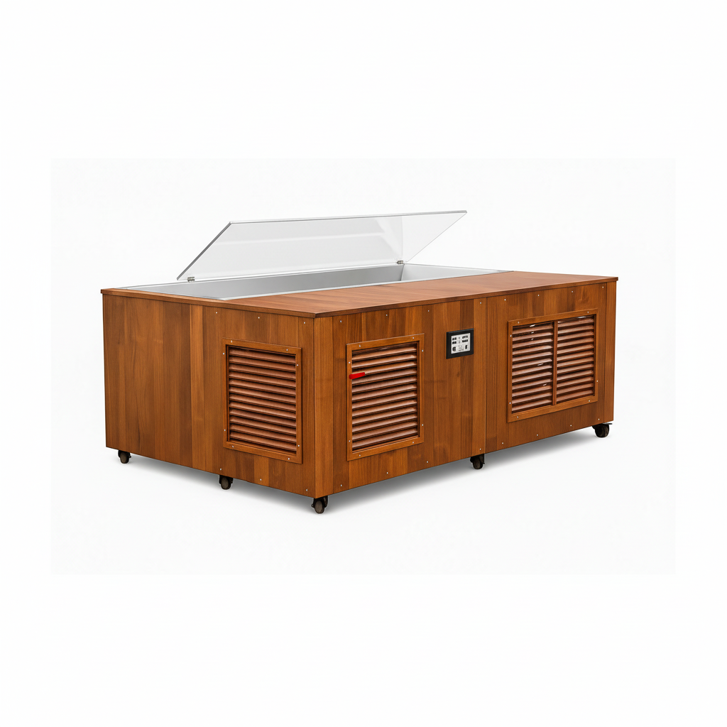 TimberChill Glacier Pro Cedar Cold Plunge